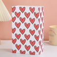 thumbnail image 3 of Yhmxh Organizadores y almacenamiento Bolso de mano con forma de corazón para San Valentín, bolsa de papel kraft, bolsa de regalo, bolsa para envolver pan, dulces y compras. Almacenamiento de ducha, 3 of 6