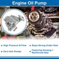 thumbnail image 3 of Unique Bargains No.151000H010/151000H060/1510028020/19185349/M373 Engine Oil Pump for LEXUS HS250H 2010-2012 Pressure Pump, 3 of 7