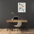 thumbnail image 3 of Douglass, Farrell 19x24 White Modern Wood Framed Museum Art Print Titled - Birdsong Shadows II, 3 of 4