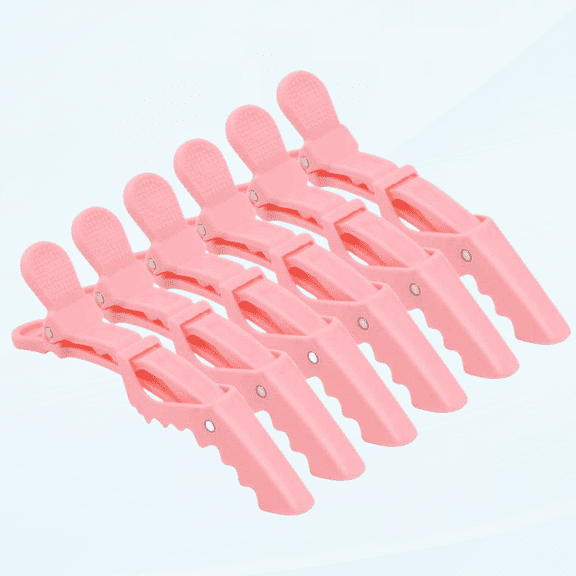 Alligator Hair Clips (Pink)