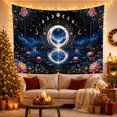 thumbnail image 3 of Golden Portal Lake with Moon Phases and Mountains, Dreamy Fantasy Style for Moon Lovers, Moon Wall Decor Housewarming Gift, Tapestry Wall Hanging for Bedroom and Dorm, 3 of 7