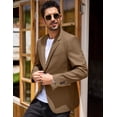 thumbnail image 2 of COOFANDY Mens Blazer Casual Fitted Sport Coats Western Summer Weeding Party Suit Jackets, 2 of 6
