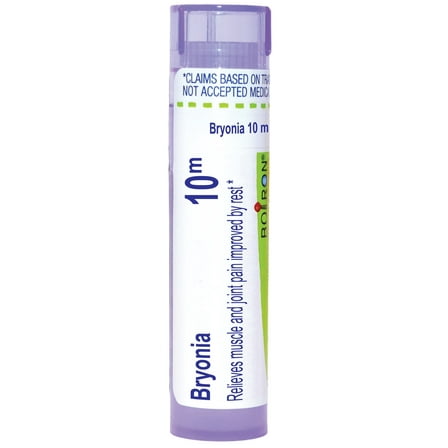 Boiron Bryonia 10M, Homeopathic Medicine for Pain Relief, 80 Pellets