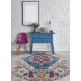 thumbnail image 6 of Manhattan MAN-15 Blue Bohemian Rug 6' 6" X 6 ' 6", 6 of 8