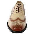 thumbnail image 2 of LIBERTYZENO Men's Wingtip Leather Lace Up Brogue Dress Shoes, 2 of 6