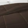 thumbnail image 4 of Clara Clark All Season Down Alternative Comforter, Queen, Brown, Luxury Soft Duvet Insert, 4 of 5