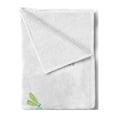 thumbnail image 2 of Dragonfly Soft Flannel Fleece Throw Blanket, Waterlily and Dragonfly Nature Background Clouds Lake Sun Design, Cozy Plush for Indoor and Outdoor Use, 50" x 70", Apple Green Pale Blue, by Ambesonne, 2 of 5