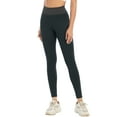 thumbnail image 4 of DODOING Women High Waist Yoga Leggings Texrured Tummy Control Butt Lift Booty Pants Workout Running Tights,Black-Grey, S-2XL, 4 of 7