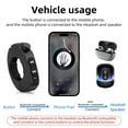 thumbnail image 2 of ARCADORA Bluetooth Steering Wheel Control Remote for Motorcycles Scooters 180mAh Battery IP66 Waterproof 10m Range iOS Android, 2 of 9