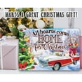 thumbnail image 3 of Metal Sign - All Hearts Come Home For Christmas - Durable Metal Sign - Use Indoor/Outdoor - Makes a Great Christmas Home Decor and Gift (8" x 12"), 3 of 5