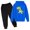 A-Blue, variant on Zwiiyzr 3-14Y Baby Clothes Girls and Boy Clothes Set Sweatshirts Tops Pants Fall Winter Toddler Outfits Casual Long Sleeve Dinosaur Print Tops Hooded Set White