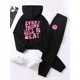 thumbnail image 2 of Conjunto de 2 piezas de sudaderas con capucha estampadas para niños, camisetas de manga larga holgadas y cómodas, abrigo para niños, ropa de otoño e invierno, 2 of 4