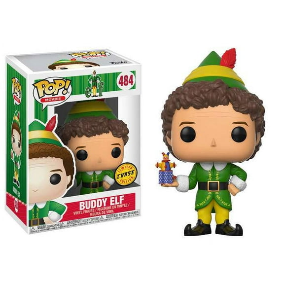 Funko Pop Elf Movie Buddy the Elf Chase Variant Vinyl Figure With Plastic Pop Protector