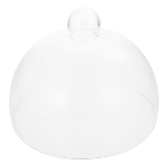 WHAMVOX Cake Dome with Lid Glass for Family 1Pack 8.3x8.3in Height 6.3in