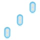 thumbnail image 4 of Luz de noche Advancent linternas multicolores led con pilas con clips para dormitorio sala de estar Azul, 4 of 6