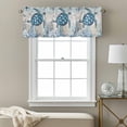 thumbnail image 3 of Sea Turtles Valance Curtain for Windows Marine Life Corals Shell Starfish Ocean Vintage Rod Pocket Curtain Valances Short Window Treatments Panels for Kitchen Bathroom Laundry Basement 54 x 18 Inch, 3 of 9