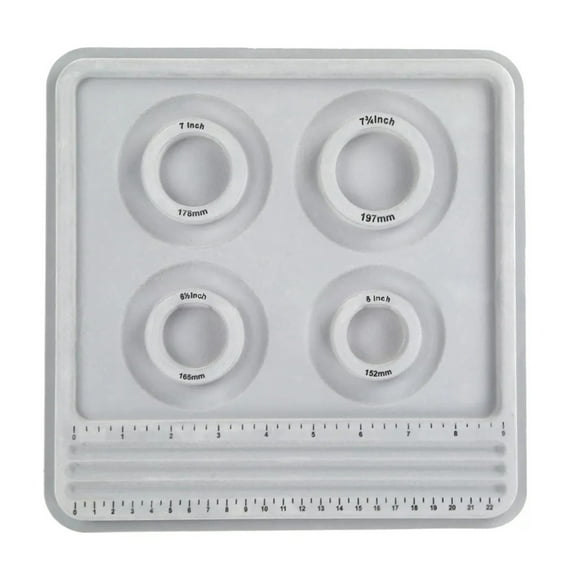 Necvior Bead Board Bracelet Beading Jewelry Making Tray Workbench Size Measuring Plate Craft Tool Accessories