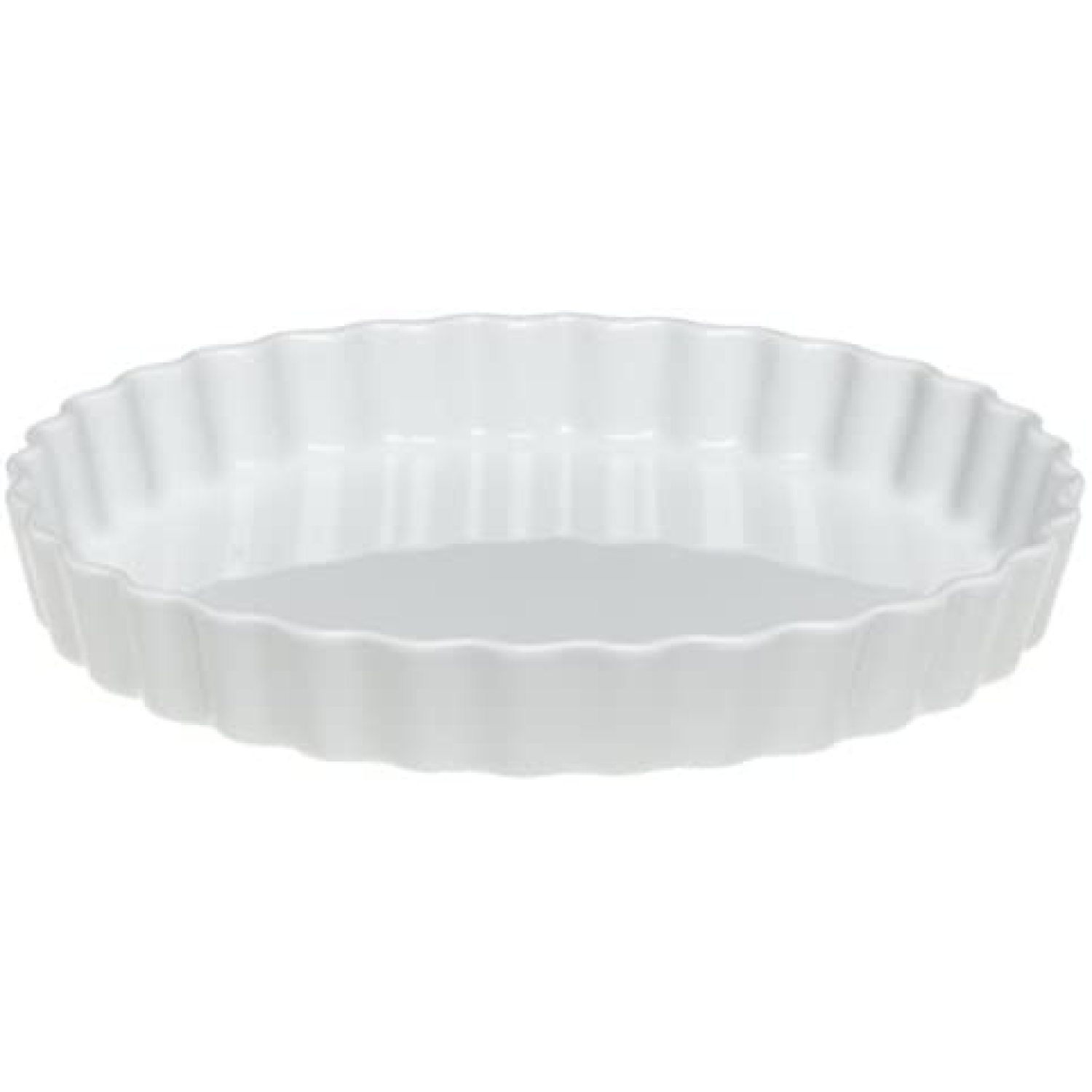 Porcelain 10Inch Fluted Tart/Flan Baker, 10inch round dish for baking