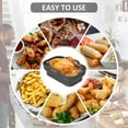 thumbnail image 3 of 2Pcs Air Fryer Silicone Pot avec Poignée Réutilisable Air Fryer Doublure Résistant à la Chaleur Air Fryer Silicone Panier Anti-Adhésif, 3 of 10
