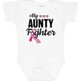 thumbnail image 3 of Inktastic Breast Cancer Awareness My Aunty is a Fighter Boys or Girls Baby Bodysuit, 3 of 5