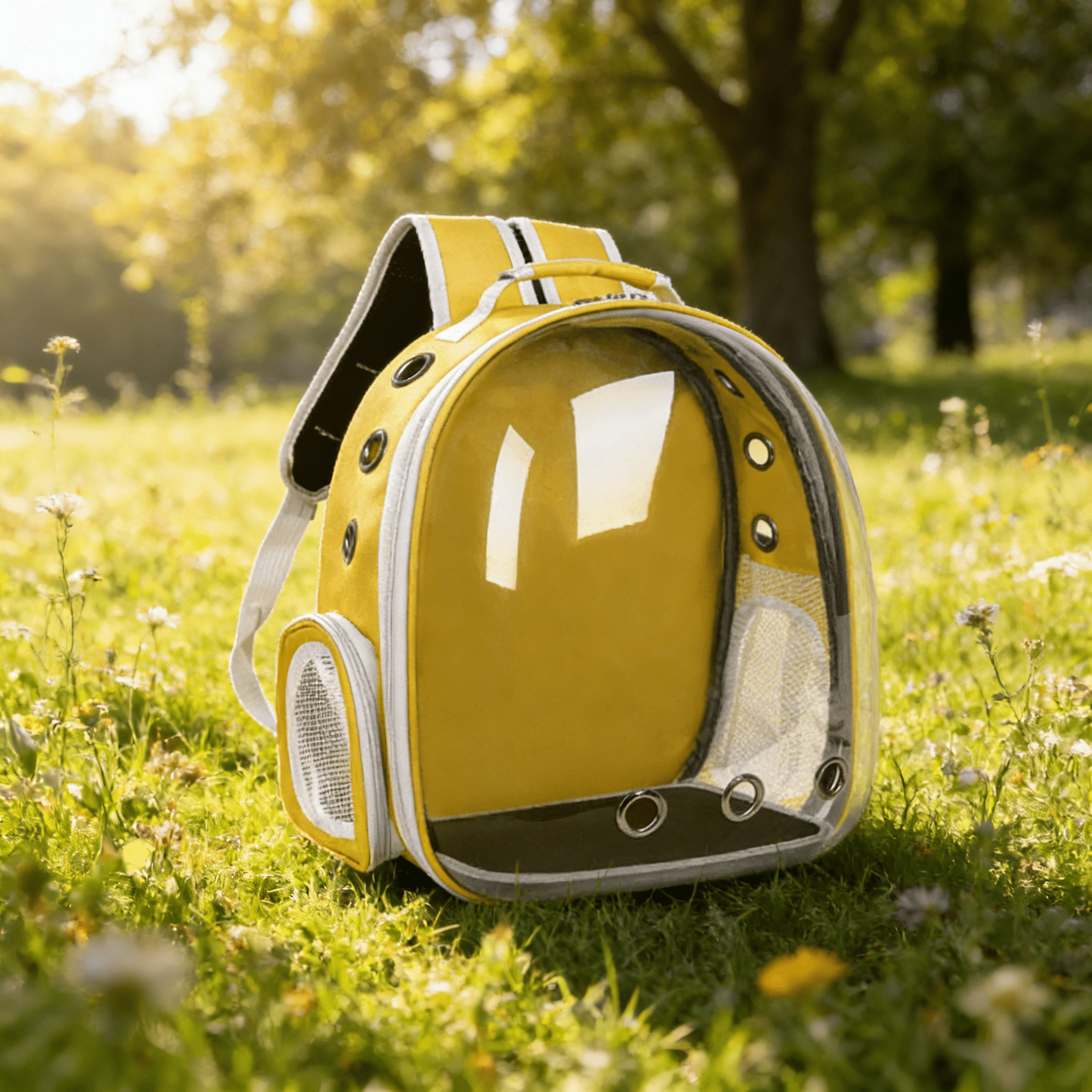 GASTROPOD 2026 New Cat Carrier,Panoramic View Cat Backpack,Ergonomic Comfort Cat Backpack Carrier,Stylish \U0026 Practical Cat Bag,For Travel,Hiking,Outdoor,Vet Visits,Walking,Yellow