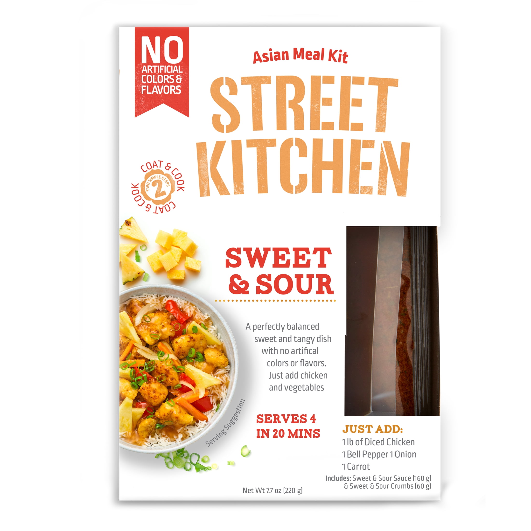 Passage Foods Street Kitchen Sweet and Sour Chicken, 7.05 oz