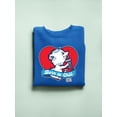 thumbnail image 3 of Born To Chill Heart - Cozy Polar-Bear ICEE Graphic Men's Sweatshirt, 3 of 4