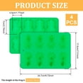 thumbnail image 2 of 4Pcs Chocolate Frog Mold Silicone Frog Candy Mold Easy Release Chocolate Frog Tray 8 Cavity Ice Frog Tray Heat Resistant Frog Ice Mold Reusable Frog Baking Mold for Home, 2 of 10