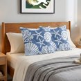 thumbnail image 6 of Pillow Covers 18x18 Set of 2, Blue Starfish Coastal Throw Pillow Covers Decorative Couch Cushion Cover, Summer Coral Shell Beach Nautical Microfiber Soft Pillowcases for Bedroom Living Room Sofa, 6 of 9
