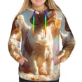 thumbnail image 3 of KLL Rainbow English Cocker Spaniel for Womens Pullover Hoodie with Pocket Hooded Long Sleeve Shirts Sweatshirt for Women-XX-Large, 3 of 7