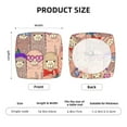 thumbnail image 6 of Gaeub Cute Lamas Square Chair Seat Covers, Stretch Fitted Printed Chair Seat Cushion Cover for Kitchen, Office - One Size, 6 of 9