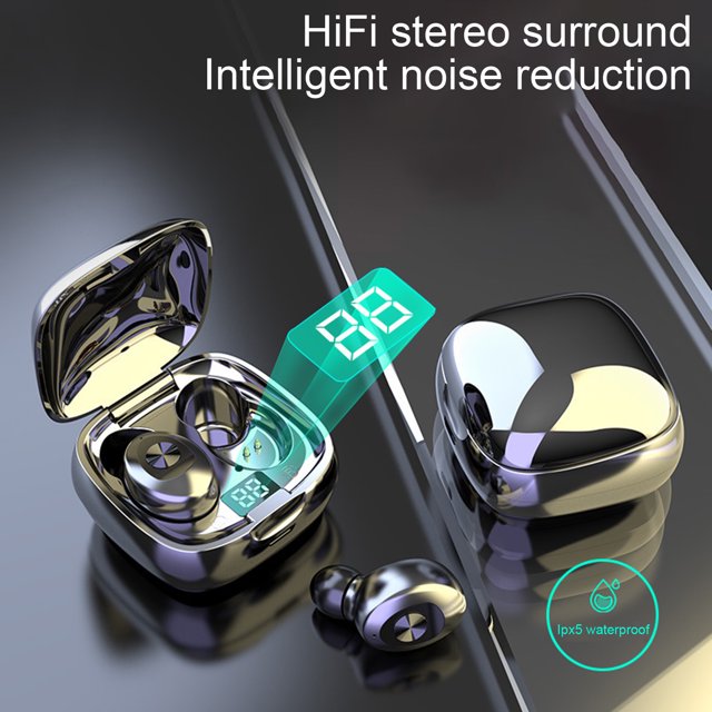 Gwong Electrónica Auriculares inalámbricos XG8 In-EAR LED LED Pantalla digital Impermeable Bluetooth Compatible con Bluetooth 5.0 Earbudos de deporte estéreo para correr
