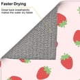 thumbnail image 6 of Naloa Strawberry Dish Drying Mat for Kitchen Counter, Heat Resistant Drainer Mats, Absorbent Draining Mat,Dish Rack Pad,16"x18", 6 of 8
