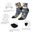 thumbnail image 5 of Pofeuu Llama and Cactus Print 30cm Socks, Adult Running Hiking Socks for Youth and Adult, 5 of 7