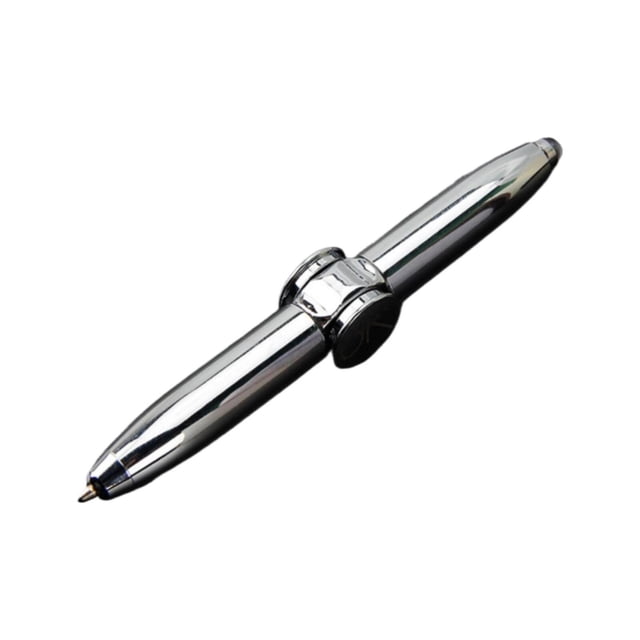 Pen With LED Light Creative Students Decompress Luminous Office Writing To Reduce Stress And Anxiety Fingertip Rotating Metal Ballpoint Pen