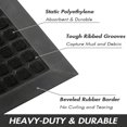 thumbnail image 4 of CHUANK Outdoor Mat Non Slip Door Mat 17”x30” Front Door Mats Absorbent Rubber Welcome Mat Low Profile Dirt Trapper Entry Rug Heavy Duty Durable Outdoor Doormat Checker Grey, 4 of 9