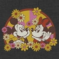 thumbnail image 2 of Men's Mickey & Friends Floral Couple Pull Over Hoodie Charcoal Heather X Large, 2 of 4