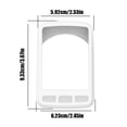 thumbnail image 3 of Protector De Silicona Funda protectora de silicona para medidor de código de bicicleta para Wahoo ELEMNT ROAM (blanco) Kuymtek Para estrenar, 3 of 3