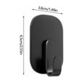 thumbnail image 3 of Heavy Duty Magnetic Wreath Hanger for Front Door, Scratch-Free Strong Suction Hook for Refrigerator, Kitchen and Holiday Decor, 1-Piece, 3 of 6