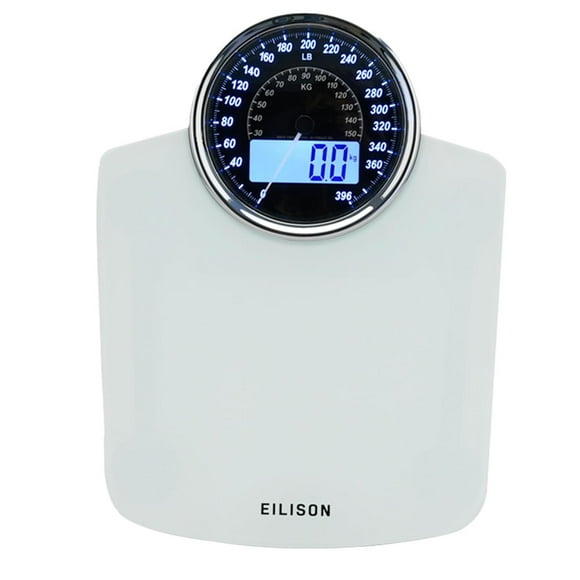 EILISON BáScula De Pesaje Digital Y AnalóGica 2 En 1 Altamente Avanzada Para Peso Corporal: 400 Libr