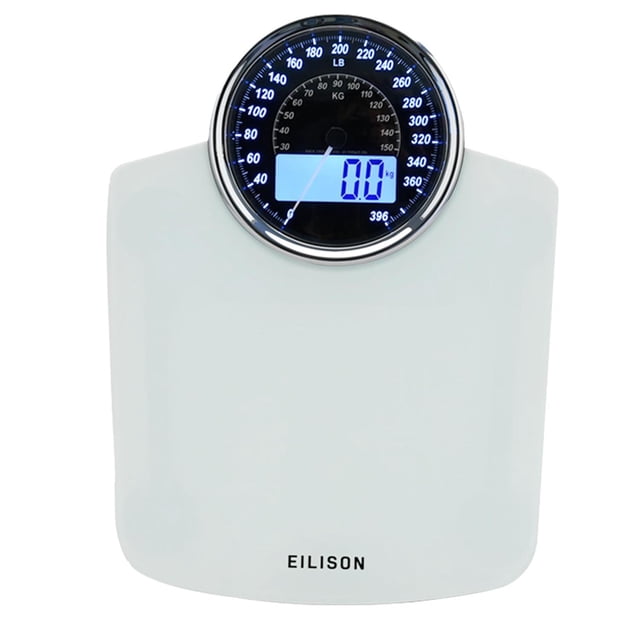 EILISON BáScula De Pesaje Digital Y AnalóGica 2 En 1 Altamente Avanzada Para Peso Corporal: 400 Libr