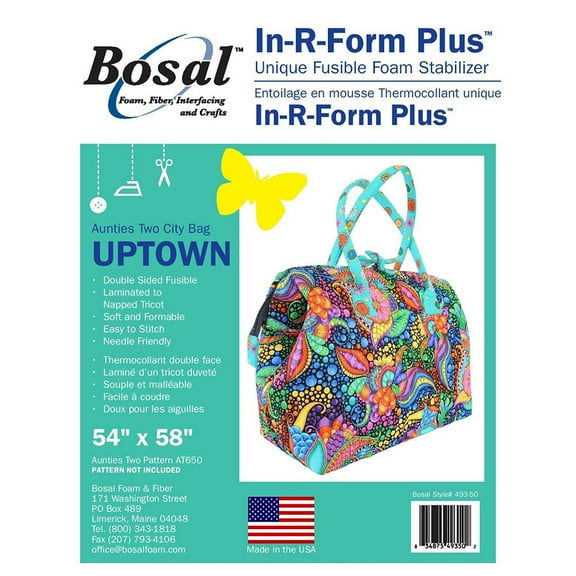 Bosal In R Form Fusible Foam Stblzrr Uptown Bag