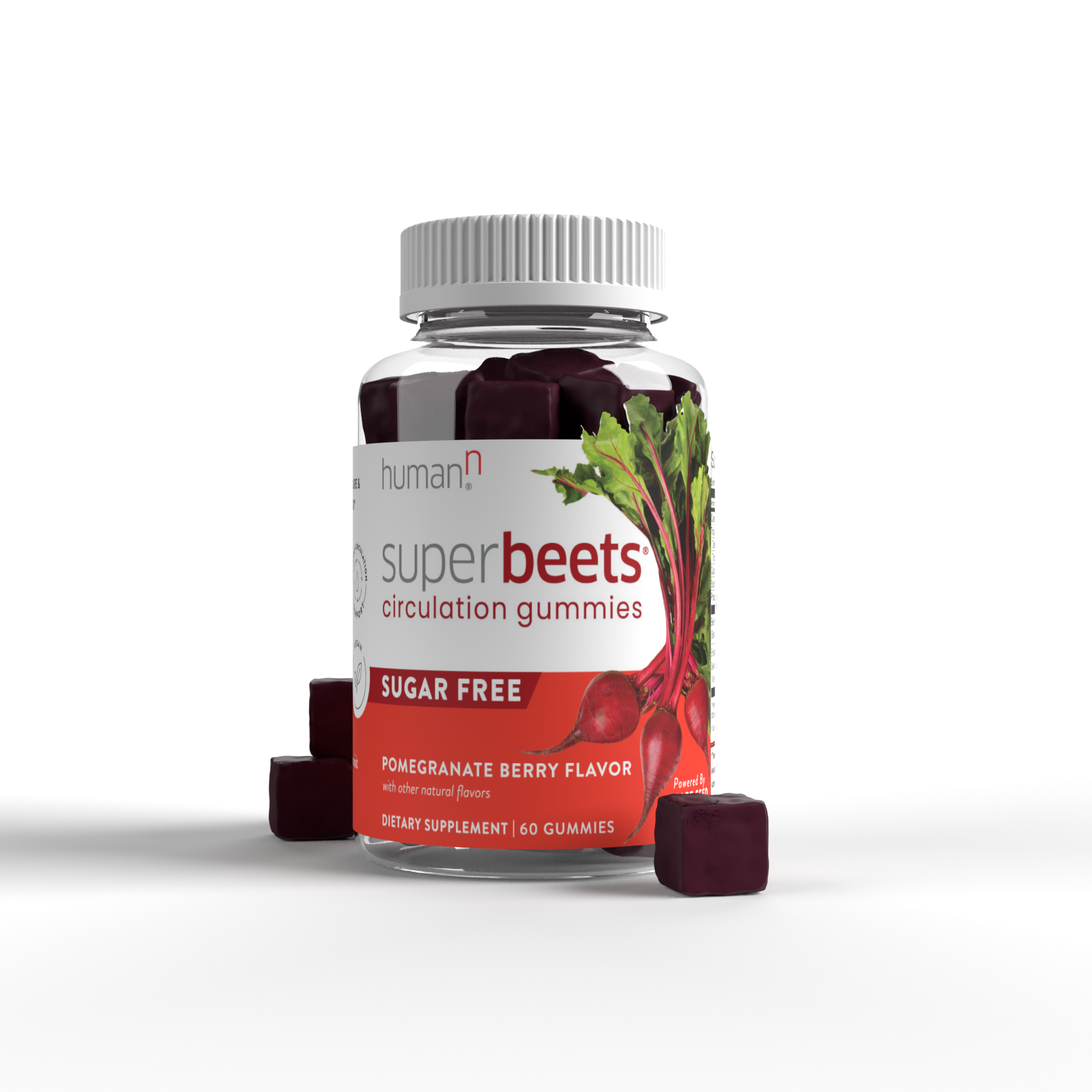 HumanN SuperBeets SugarFree Nitric Oxide Circulation Gummies Daily