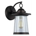 thumbnail image 3 of CHLOE Lighting LINON Transitional 1 Light Rubbed Bronze Outdoor Wall Sconce 13" Height, 3 of 3