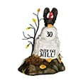 thumbnail image 2 of Dept 56 Halloween Village Accessories Over the Hill Tombstone 53072 Birthday NEW, 2 of 3