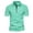 Mint Green, variant on EchfiProm Mens T-Shirts Graphic Short Sleeve V Neck Army Green Solid Polo Shirts Slim Fit Casual Tops L