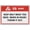 Warning Sign 3, variant on Safety Glasses & Shoes Required Sign 8"x12", Aluminum Tin Warning Signs for Home Outdoor Garden, Durable PPE Sign for Workshop