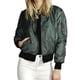 thumbnail image 3 of Chaquetas lisas con cremallera para mujer, abrigos de manga larga finos informales, prendas de vestir exteriores clásicas, ropa de primavera y otoño, 3 of 5