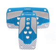 thumbnail image 1 of NRG Innovations PDL-450BL Aluminum Sport Pedal Blue with Silver Carbon AT, 1 of 1