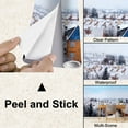 thumbnail image 4 of Peel and Stick Wallpaper Winter Landscape England rural village Countryside small town cover Modern Art Wall Mural Decor Self Adhesive and Removable 100in x 144in, 4 of 8
